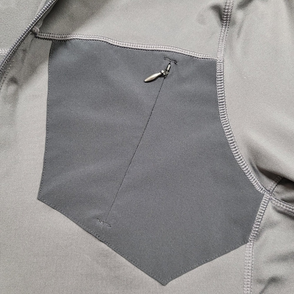 Obermeyer Flex Shirt Mens Large Grey 1/4 Zip Pullover Outdoors Active Base Layer - Picture 6 of 16
